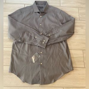 Calvin Klein Slimfit gray buttoned down shirt